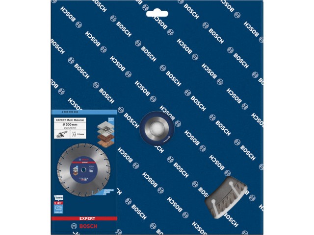 Diamantna rezalna plošča Bosch EXPERT MultiMaterial, Dimenzije: 300x22,23x2,8x15mm, 2608900664
